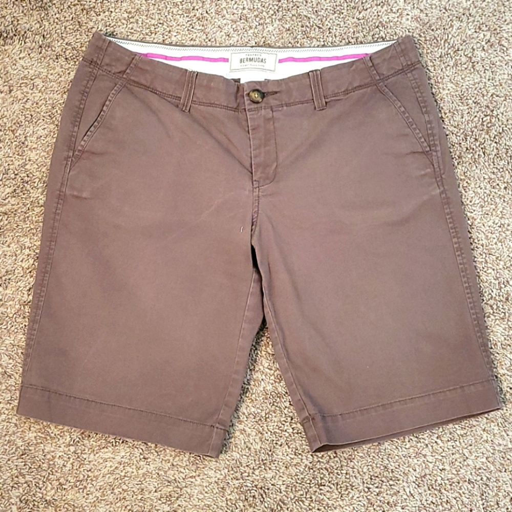Old Navy Perfect Bermudas brown shorts sx 10